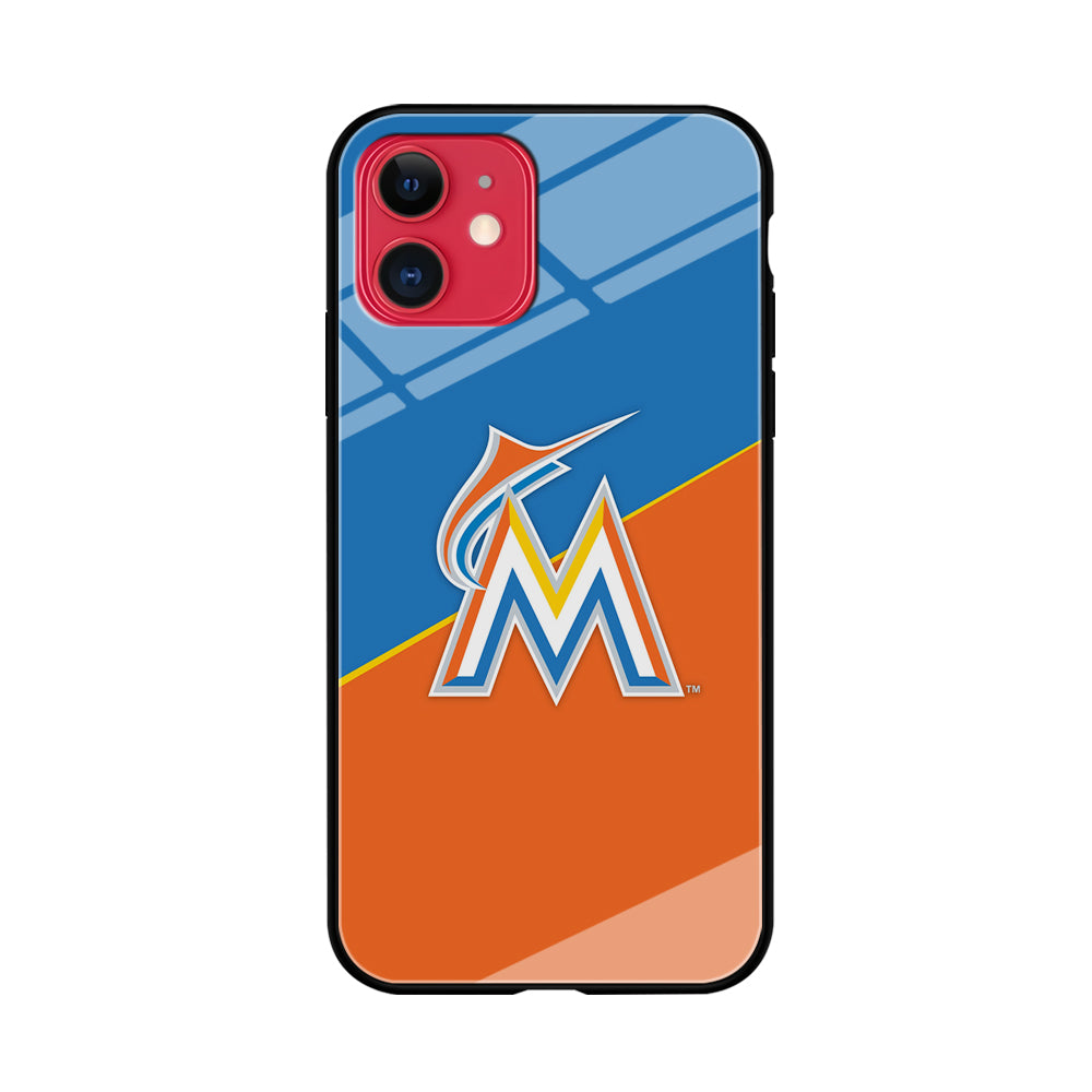 Baseball Miami Marlins MLB 002 iPhone 11 Case-Phone Case-Tempered Glass Case-Altracase