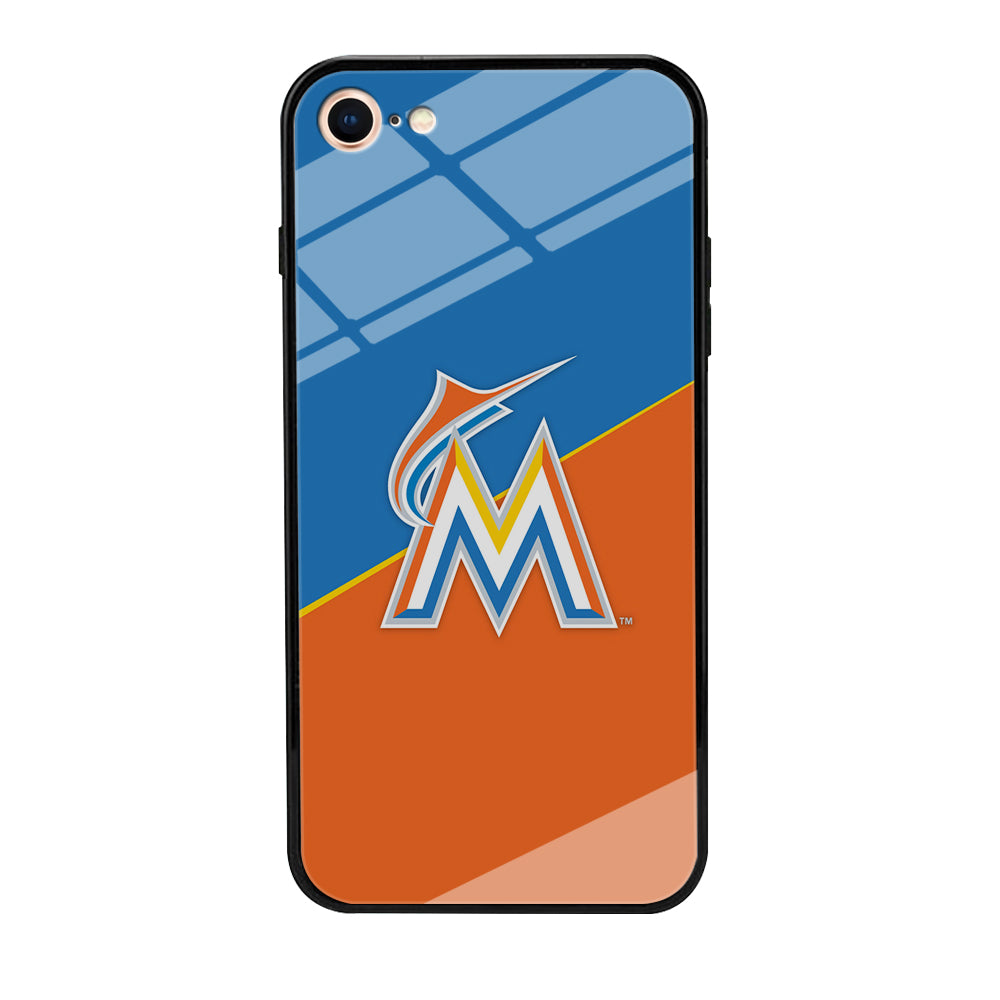 Baseball Miami Marlins MLB 002 iPhone 7 Case-Phone Case-Tempered Glass Case-Altracase