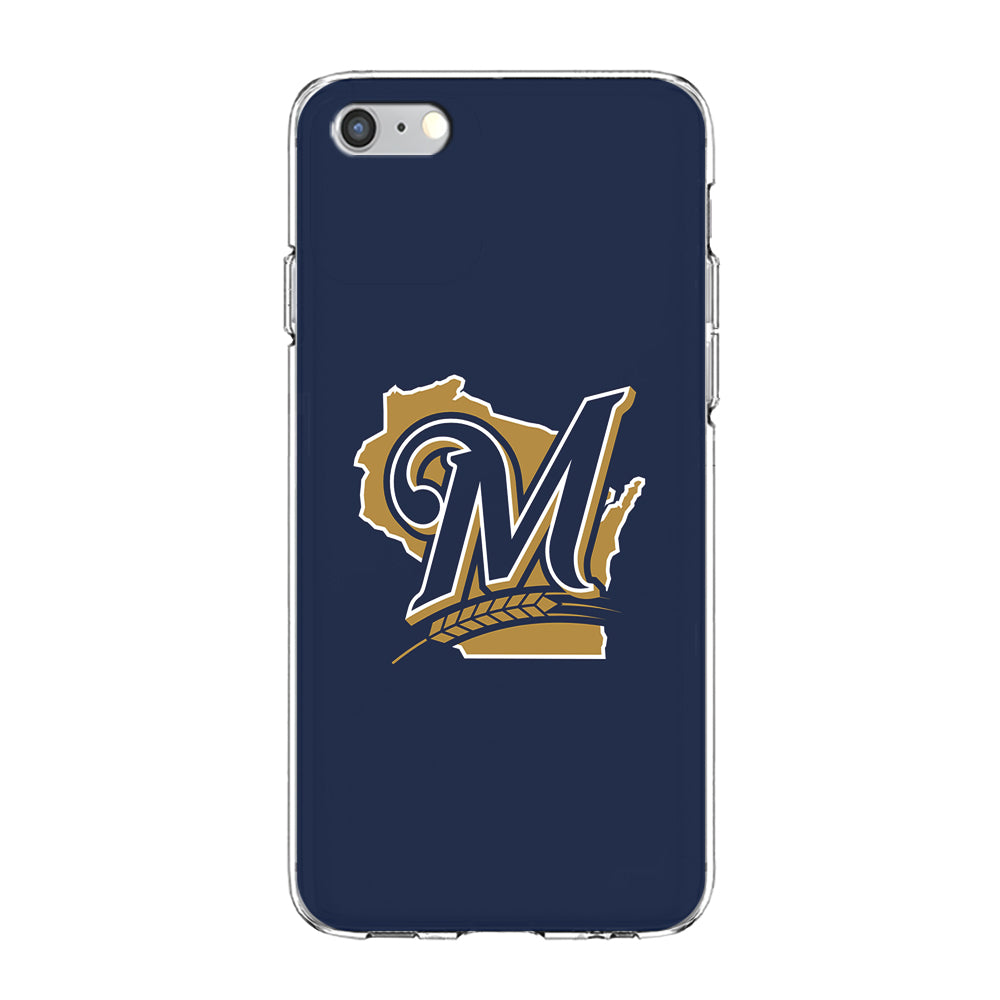 Baseball Milwaukee Brewers MLB 001 iPhone 6 Plus | 6s Plus Case-Phone Case-Clear Soft Case-Altracase
