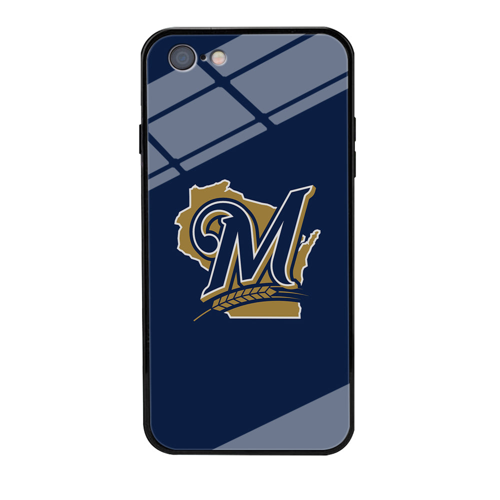 Baseball Milwaukee Brewers MLB 001 iPhone 6 Plus | 6s Plus Case-Phone Case-Tempered Glass Case-Altracase