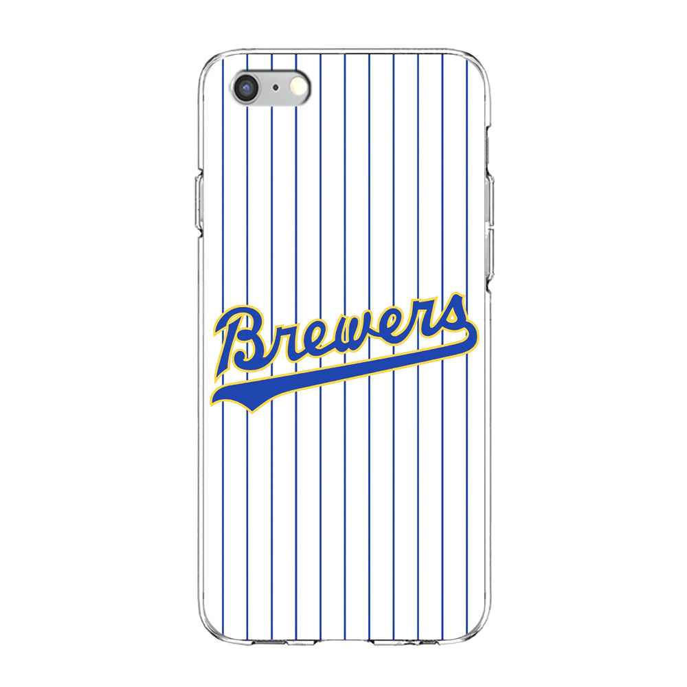 Baseball Milwaukee Brewers MLB 002 iPhone 6 Plus | 6s Plus Case-Phone Case-Clear Soft Case-Altracase
