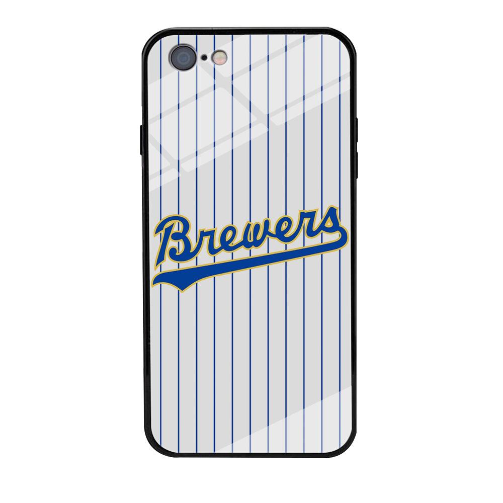 Baseball Milwaukee Brewers MLB 002 iPhone 6 | 6s Case-Phone Case-Tempered Glass Case-Altracase