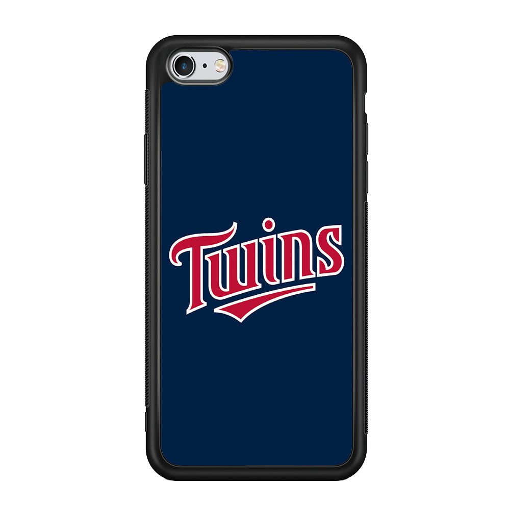 Baseball Minnesota Twins MLB 001 iPhone 6 Plus | 6s Plus Case-Phone Case-Rubber Black (2D Case)-Altracase
