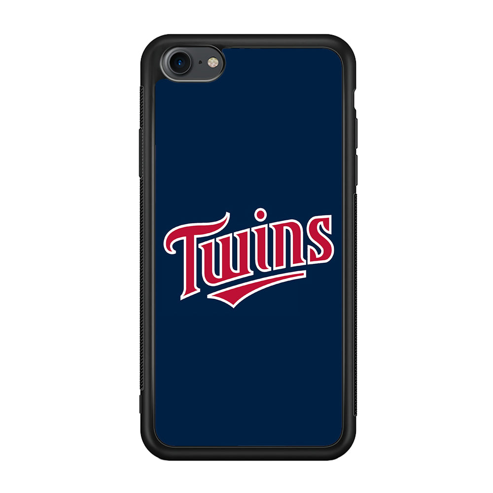 Baseball Minnesota Twins MLB 001 iPhone 7 Case-Phone Case-Rubber Black (2D Case)-Altracase