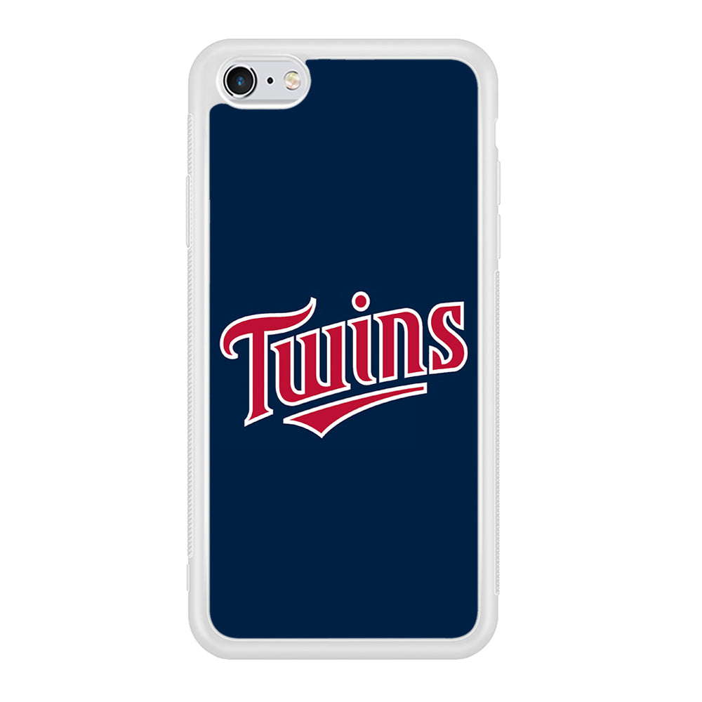 Baseball Minnesota Twins MLB 001 iPhone 6 Plus | 6s Plus Case-Phone Case-Rubber White (2D Case)-Altracase
