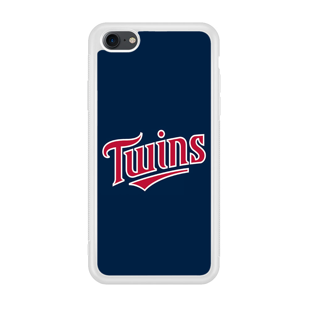 Baseball Minnesota Twins MLB 001 iPhone 7 Case-Phone Case-Rubber White (2D Case)-Altracase
