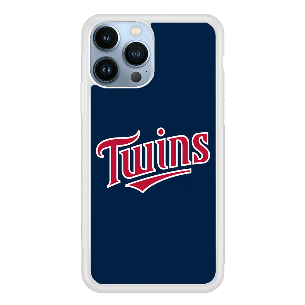 Baseball Minnesota Twins MLB 001 iPhone 15 Pro Case-Phone Case-Rubber White (2D Case)-Altracase