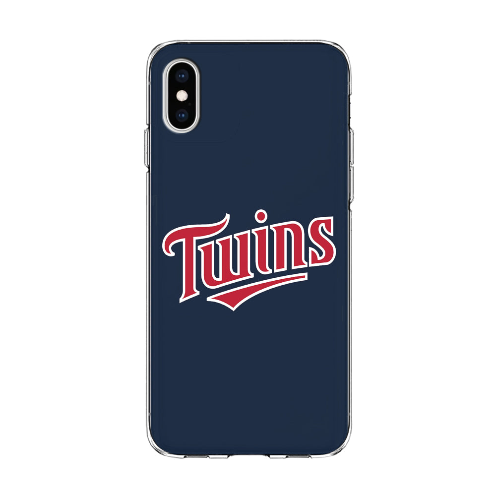 Baseball Minnesota Twins MLB 001 iPhone Xs Max Case-Phone Case-Clear Soft Case-Altracase