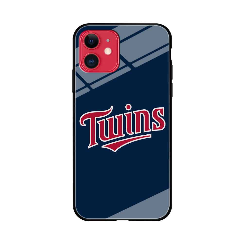 Baseball Minnesota Twins MLB 001 iPhone 11 Case-Phone Case-Tempered Glass Case-Altracase