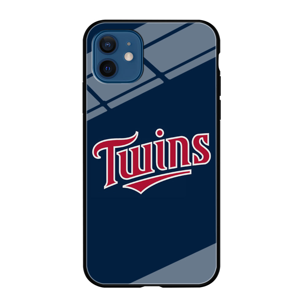 Baseball Minnesota Twins MLB 001 iPhone 12 Case-Phone Case-Tempered Glass Case-Altracase