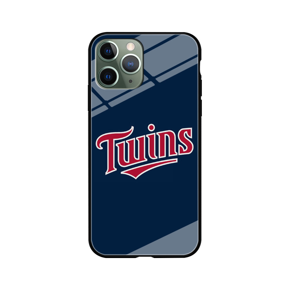 Baseball Minnesota Twins MLB 001 iPhone 11 Pro Max Case-Phone Case-Tempered Glass Case-Altracase