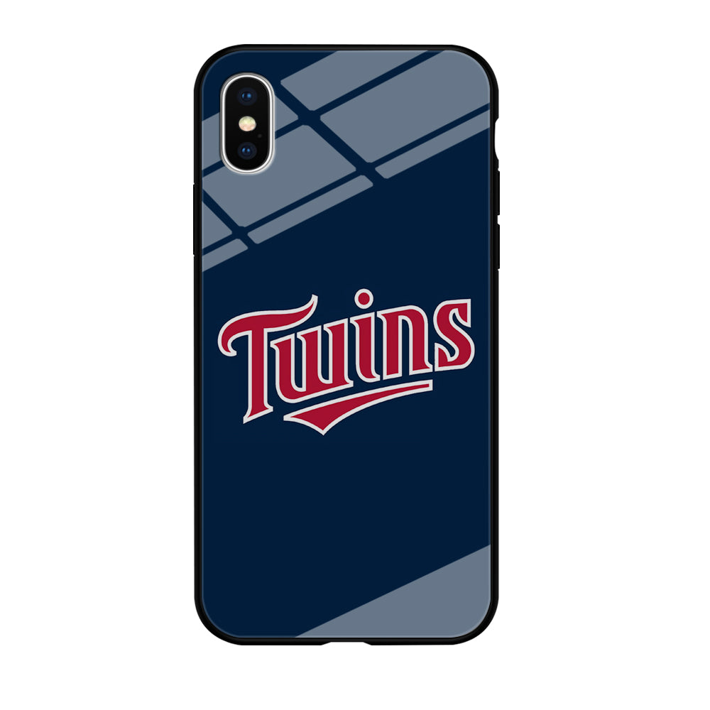 Baseball Minnesota Twins MLB 001 iPhone Xs Case-Phone Case-Clear Soft Case-Altracase