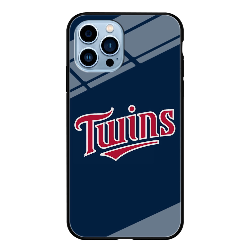 Baseball Minnesota Twins MLB 001 iPhone 15 Pro Max Case-Phone Case-Tempered Glass Case-Altracase