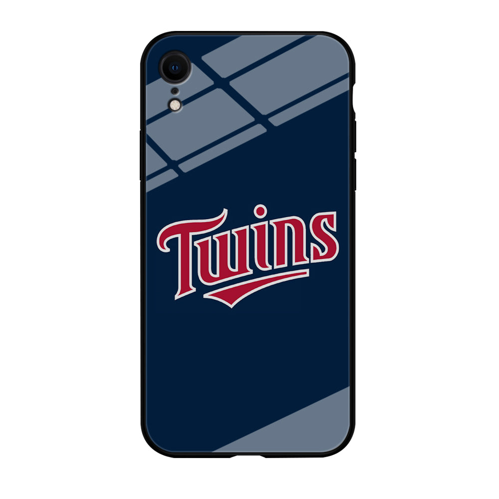Baseball Minnesota Twins MLB 001 iPhone XR Case-Phone Case-Tempered Glass Case-Altracase
