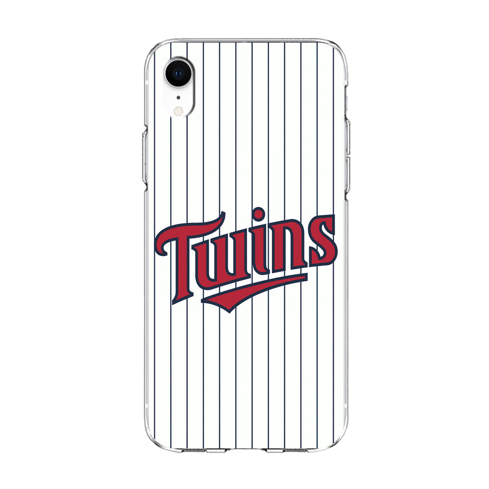 Baseball Minnesota Twins MLB 002 iPhone XR Case-Phone Case-Clear Soft Case-Altracase