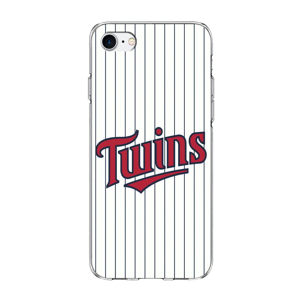 Baseball Minnesota Twins MLB 002 iPhone SE 3 2022 Case-Phone Case-Clear Soft Case-Altracase