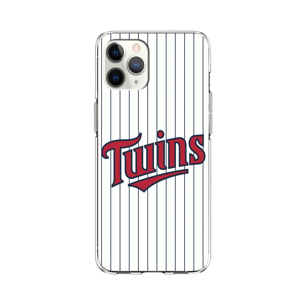 Baseball Minnesota Twins MLB 002 iPhone 11 Pro Case-Phone Case-Clear Soft Case-Altracase