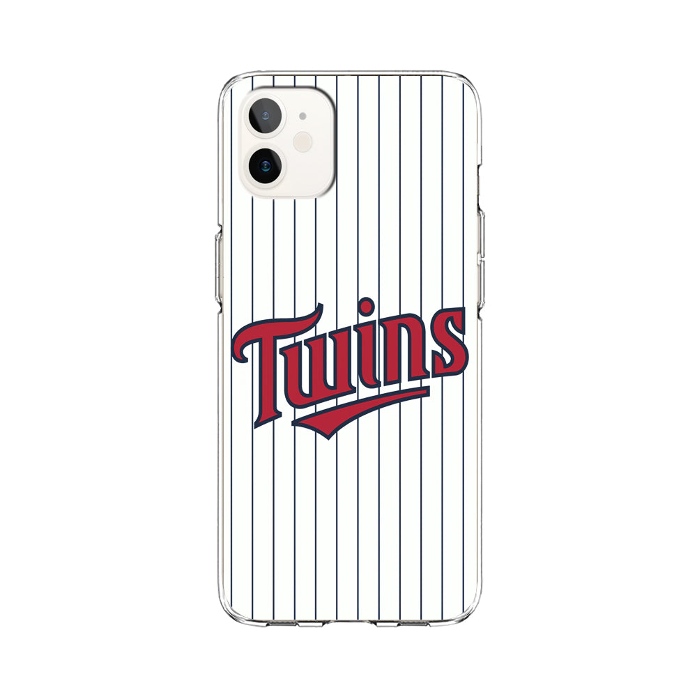 Baseball Minnesota Twins MLB 002 iPhone 12 Case-Phone Case-Clear Soft Case-Altracase