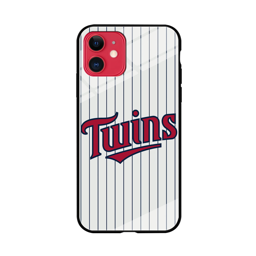 Baseball Minnesota Twins MLB 002 iPhone 11 Case-Phone Case-Tempered Glass Case-Altracase