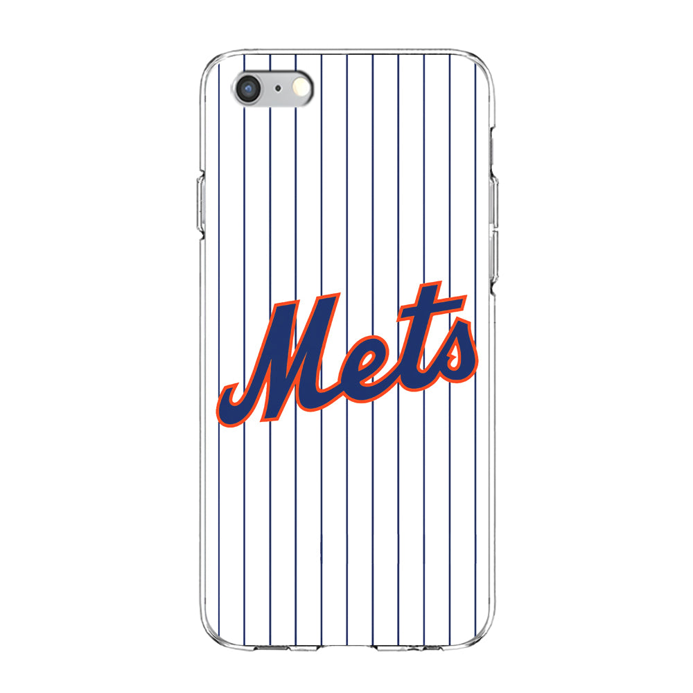 Baseball New York Mets MLB 001 iPhone 6 Plus | 6s Plus Case-Phone Case-Clear Soft Case-Altracase