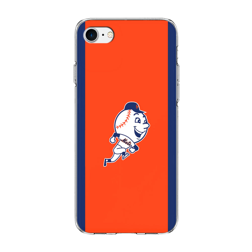 Baseball New York Mets MLB 002 iPhone 7 Case-Phone Case-Clear Soft Case-Altracase