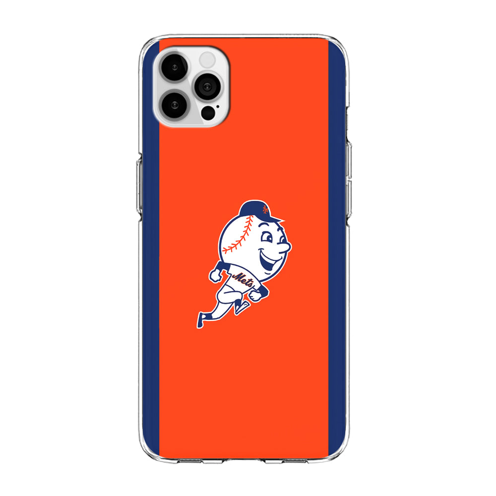 Baseball New York Mets MLB 002 iPhone 15 Pro Case-Phone Case-Clear Soft Case-Altracase