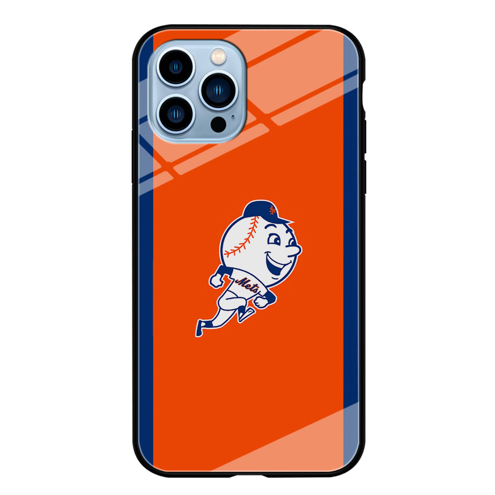 Baseball New York Mets MLB 002 iPhone 15 Pro Case-Phone Case-Tempered Glass Case-Altracase