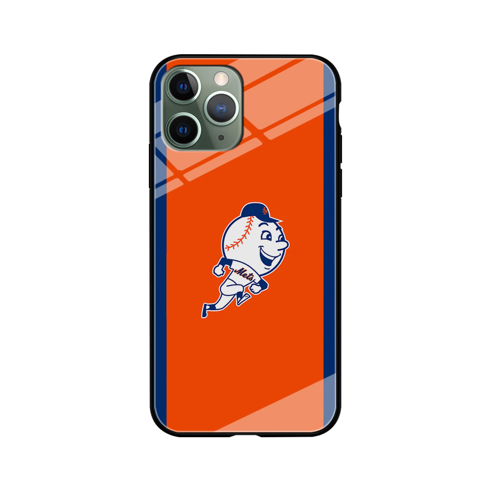 Baseball New York Mets MLB 002 iPhone 11 Pro Case-Phone Case-Tempered Glass Case-Altracase