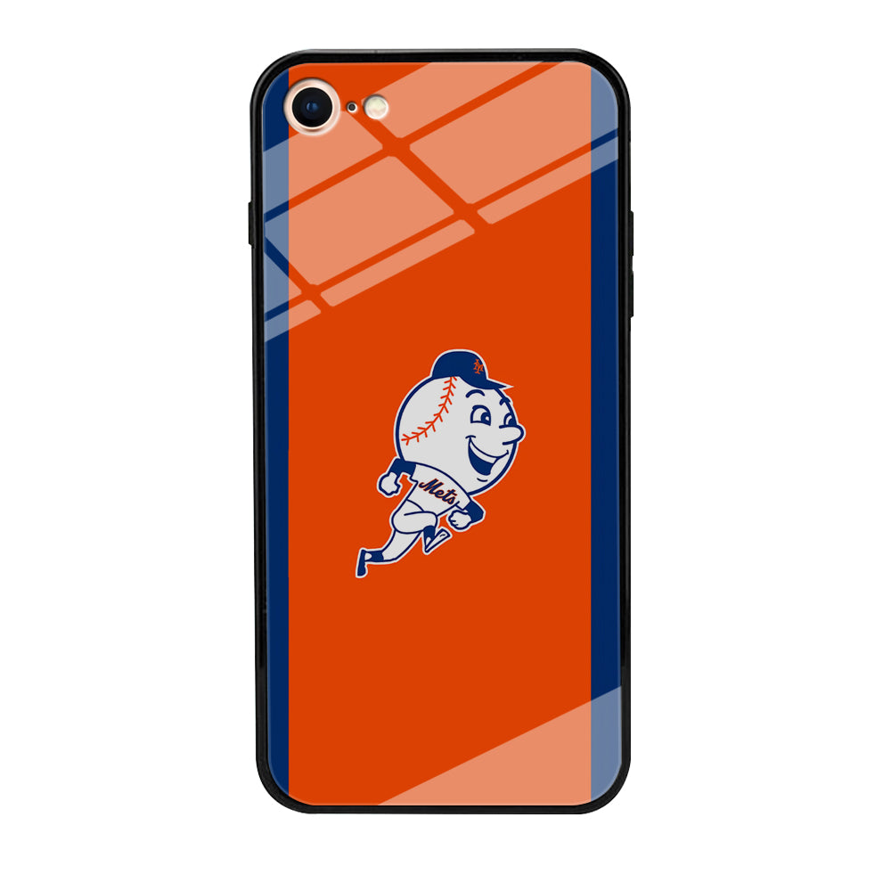 Baseball New York Mets MLB 002 iPhone 8 Case-Phone Case-Tempered Glass Case-Altracase