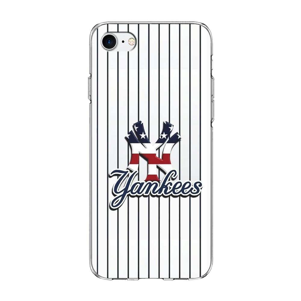 Baseball New York Yankees MLB 001 iPhone 7 Case-Phone Case-Clear Soft Case-Altracase
