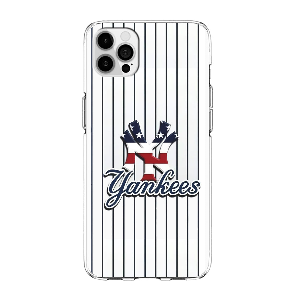 Baseball New York Yankees MLB 001 iPhone 15 Pro Case-Phone Case-Clear Soft Case-Altracase