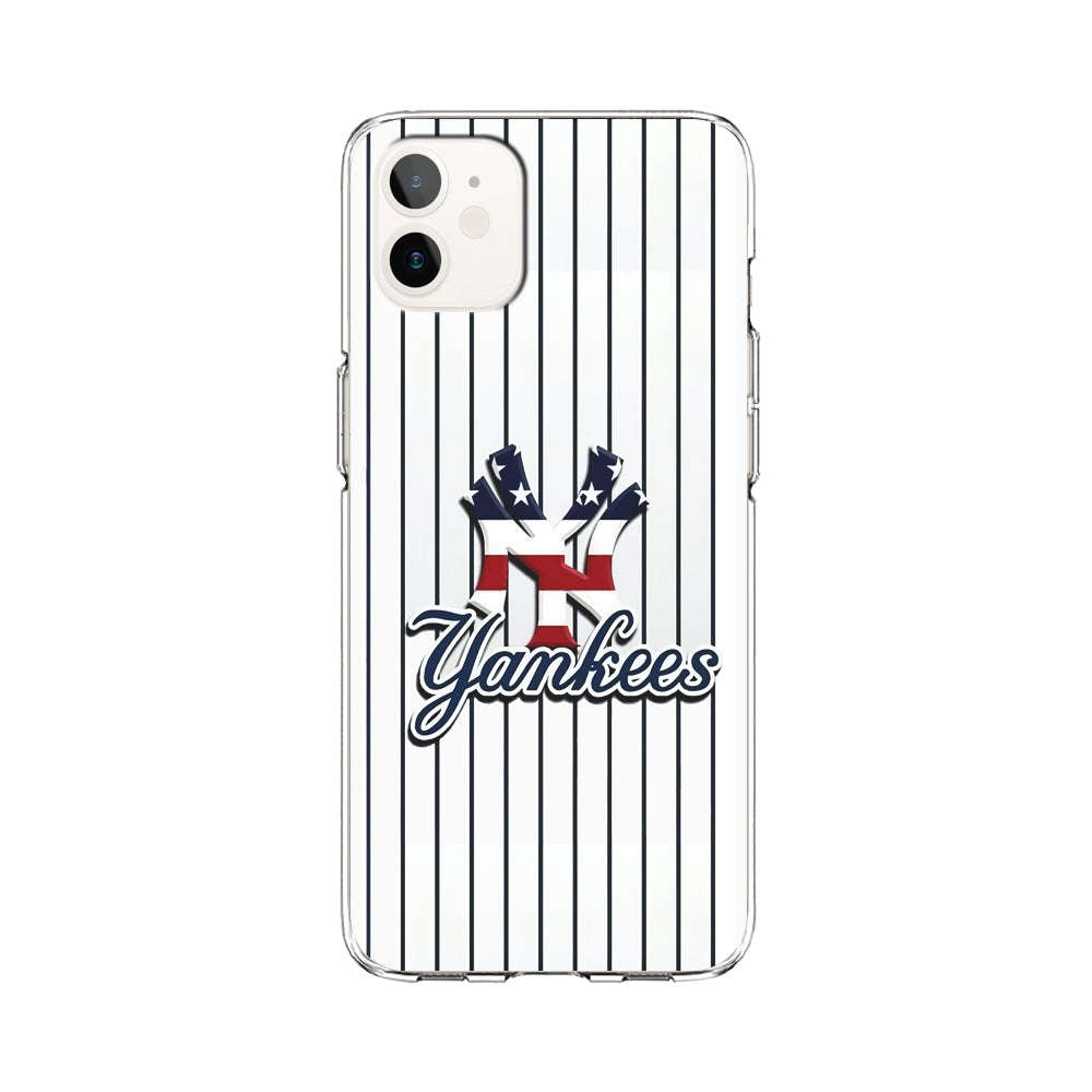 Baseball New York Yankees MLB 001 iPhone 12 Case-Phone Case-Clear Soft Case-Altracase