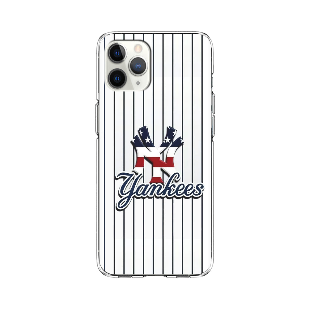 Baseball New York Yankees MLB 001 iPhone 11 Pro Max Case-Phone Case-Clear Soft Case-Altracase