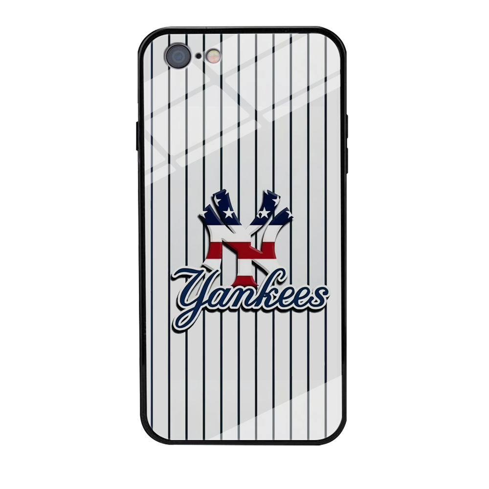Baseball New York Yankees MLB 001 iPhone 6 Plus | 6s Plus Case-Phone Case-Tempered Glass Case-Altracase