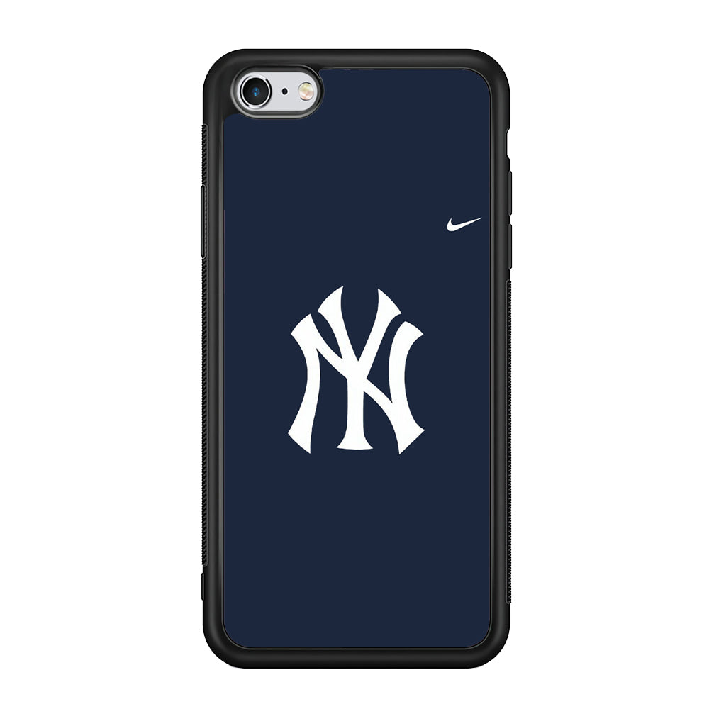 Baseball New York Yankees MLB 002 iPhone 6 Plus | 6s Plus Case-Phone Case-Rubber Black (2D Case)-Altracase