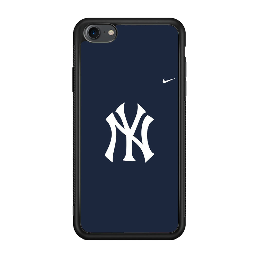 Baseball New York Yankees MLB 002 iPhone 7 Case-Phone Case-Rubber Black (2D Case)-Altracase