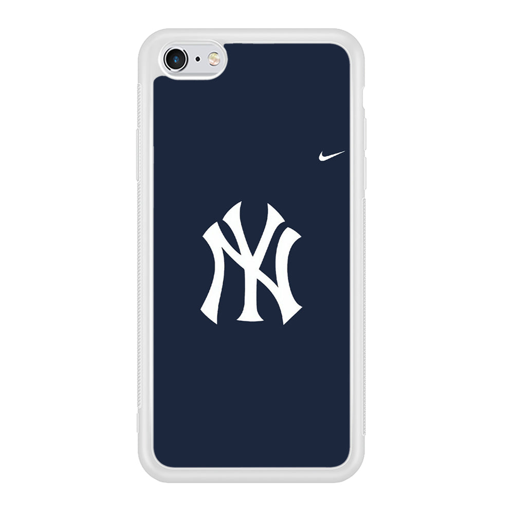 Baseball New York Yankees MLB 002 iPhone 6 Plus | 6s Plus Case-Phone Case-Rubber White (2D Case)-Altracase