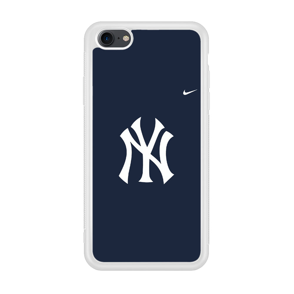Baseball New York Yankees MLB 002 iPhone 7 Case-Phone Case-Rubber White (2D Case)-Altracase