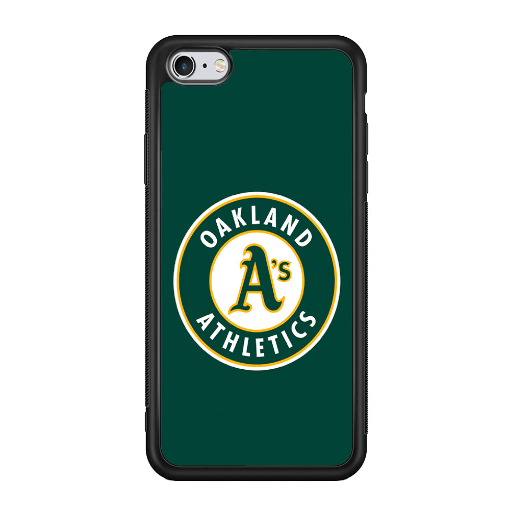 Baseball Oakland Athletics MLB 001 iPhone 6 Plus | 6s Plus Case-Phone Case-Rubber Black (2D Case)-Altracase