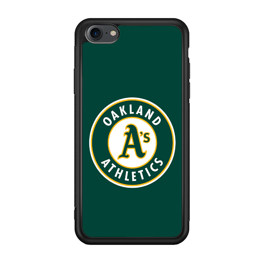 Baseball Oakland Athletics MLB 001 iPhone 7 Case-Phone Case-Rubber Black (2D Case)-Altracase