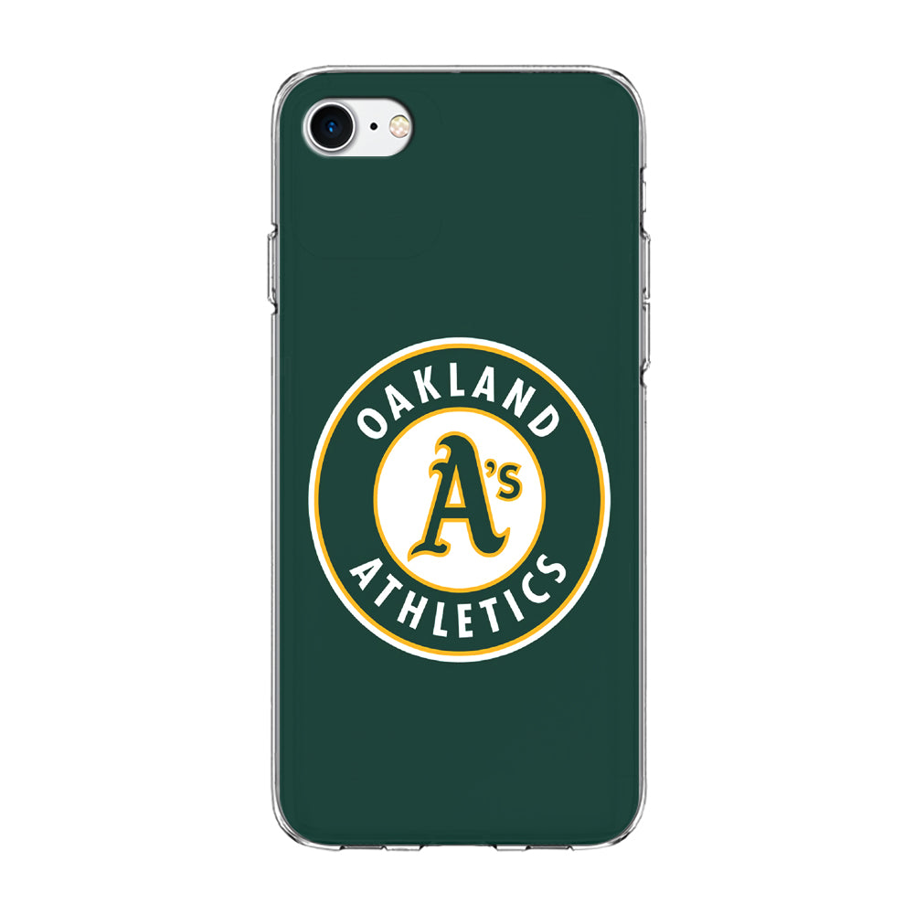 Baseball Oakland Athletics MLB 001 iPhone 8 Case-Phone Case-Clear Soft Case-Altracase