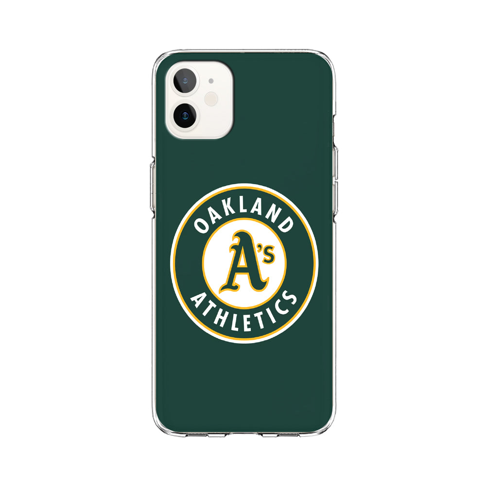 Baseball Oakland Athletics MLB 001 iPhone 12 Case-Phone Case-Clear Soft Case-Altracase