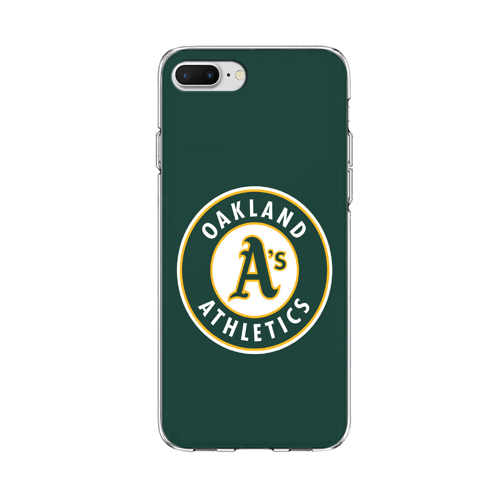 Baseball Oakland Athletics MLB 001 iPhone 8 Plus Case-Phone Case-Clear Soft Case-Altracase