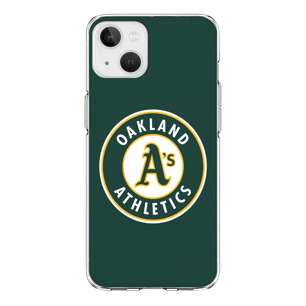 Baseball Oakland Athletics MLB 001 iPhone 13 Mini Case-Phone Case-Clear Soft Case-Altracase