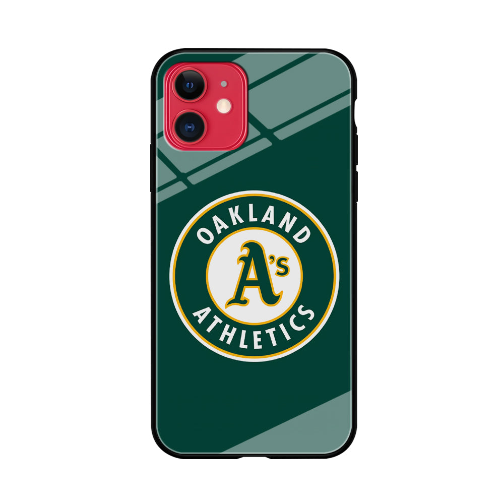 Baseball Oakland Athletics MLB 001 iPhone 11 Case-Phone Case-Tempered Glass Case-Altracase