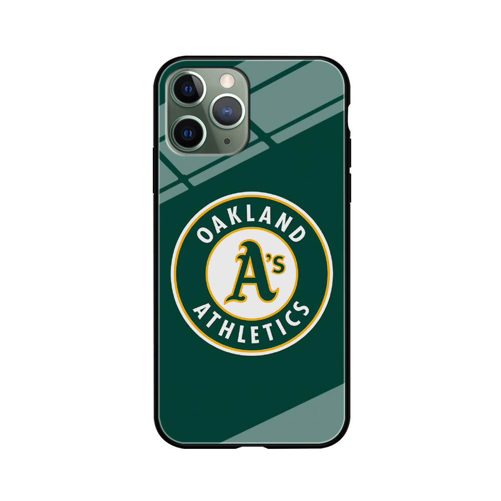 Baseball Oakland Athletics MLB 001 iPhone 11 Pro Case-Phone Case-Tempered Glass Case-Altracase