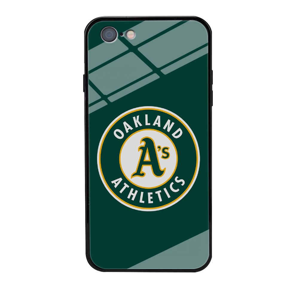 Baseball Oakland Athletics MLB 001 iPhone 6 Plus | 6s Plus Case-Phone Case-Tempered Glass Case-Altracase