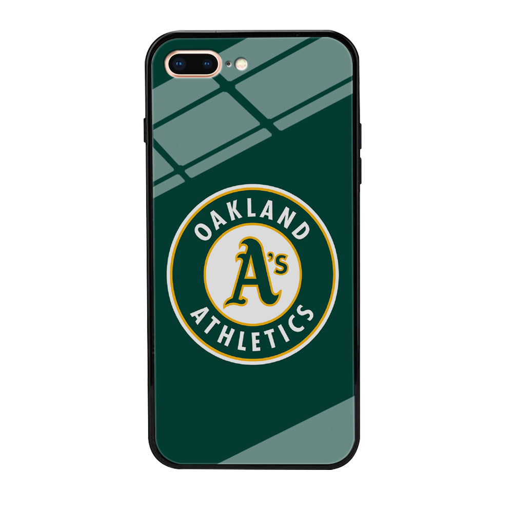 Baseball Oakland Athletics MLB 001 iPhone 7 Plus Case-Phone Case-Tempered Glass Case-Altracase