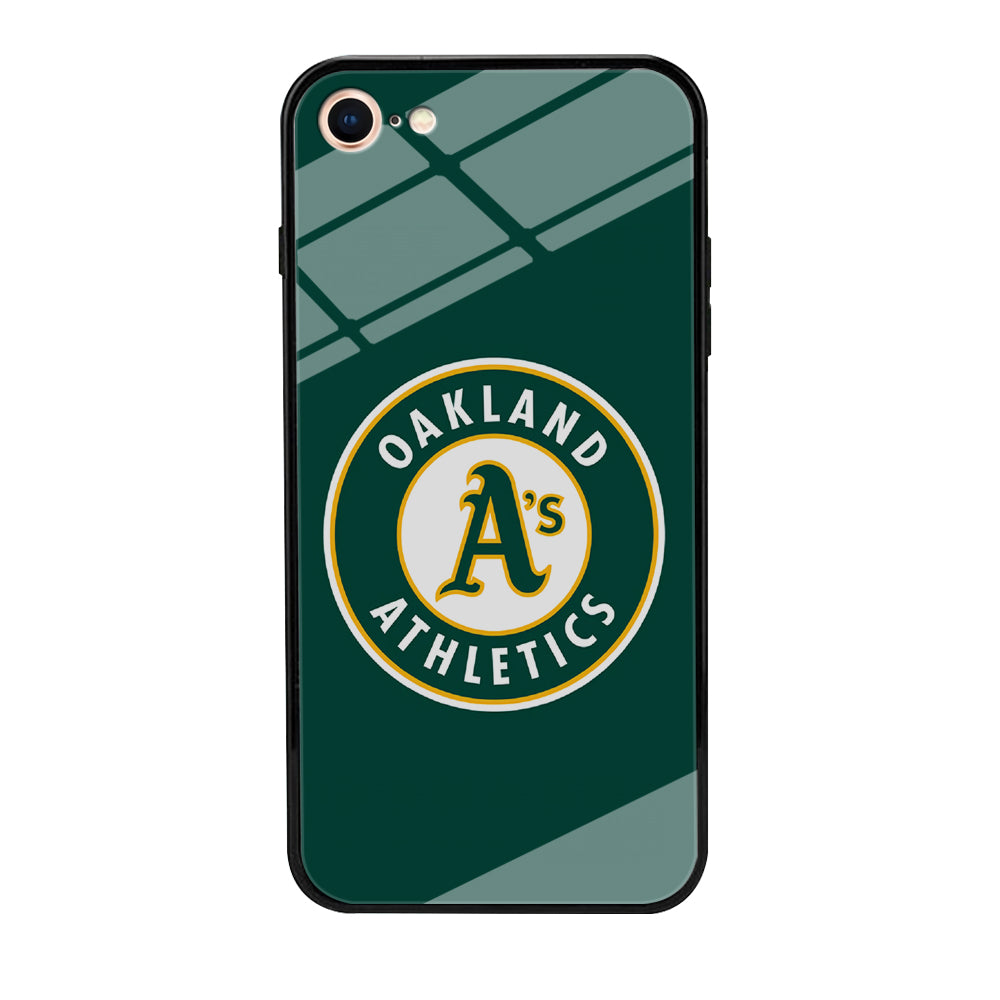 Baseball Oakland Athletics MLB 001 iPhone 7 Case-Phone Case-Tempered Glass Case-Altracase