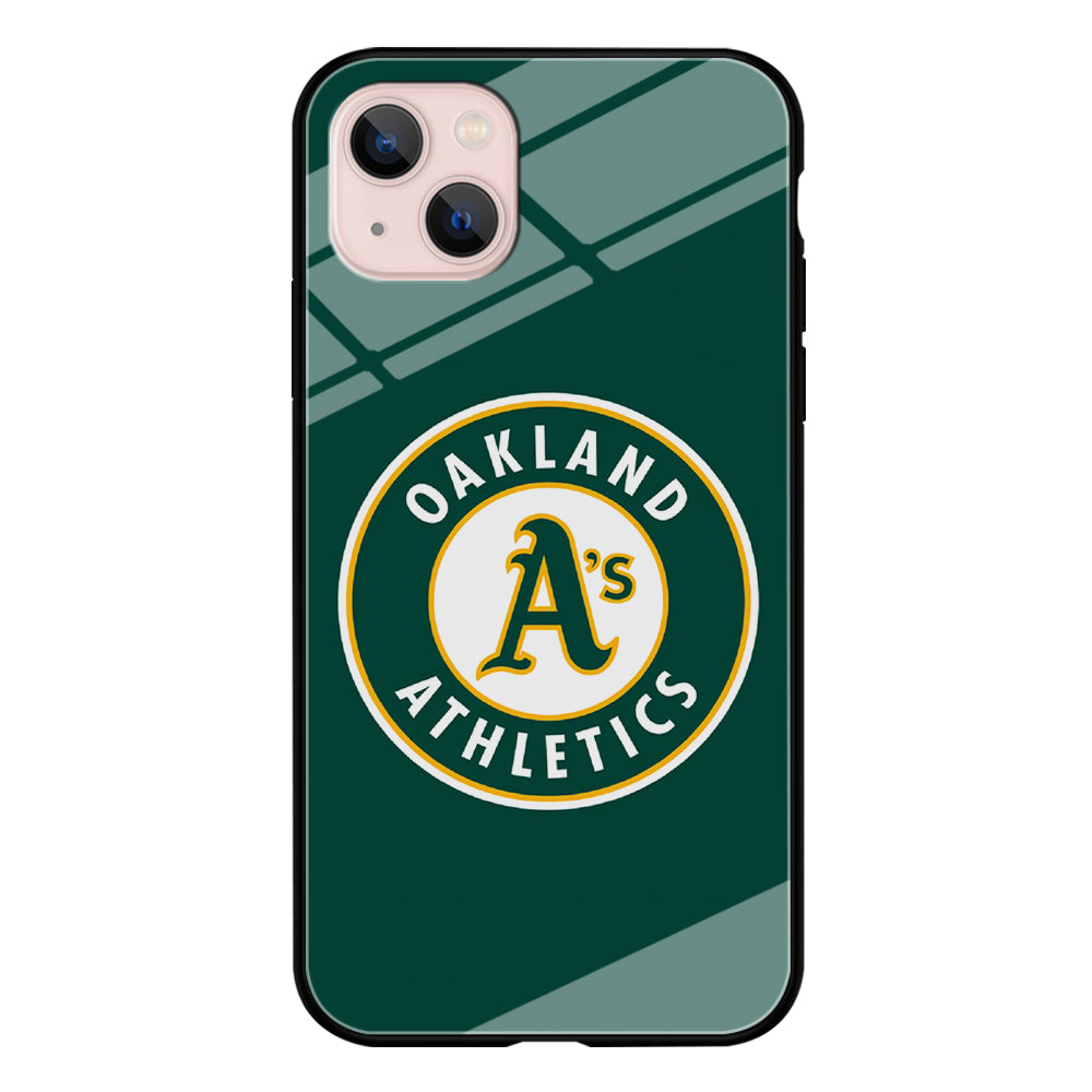 Baseball Oakland Athletics MLB 001 iPhone 13 Mini Case-Phone Case-Tempered Glass Case-Altracase